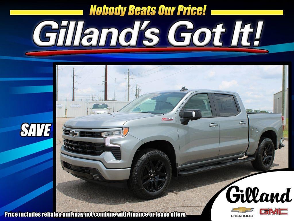2026 Chevrolet Silverado 1500 RST in Sterling Gray Metallic — front three-quarter view