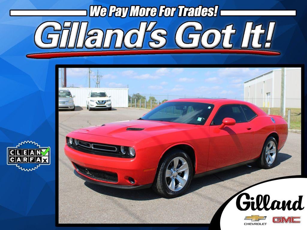 2021 Dodge Challenger SXT in Red — front three-quarter view