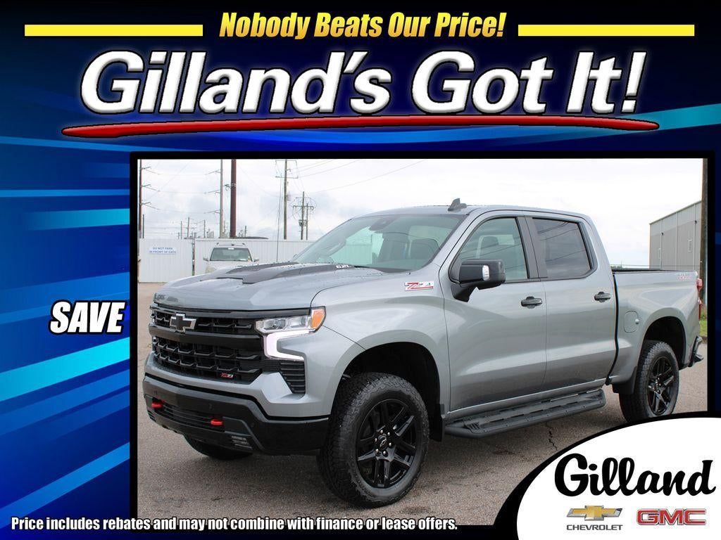2026 Chevrolet Silverado 1500 LT Trail Boss in Sterling Gray Metallic — front three-quarter view