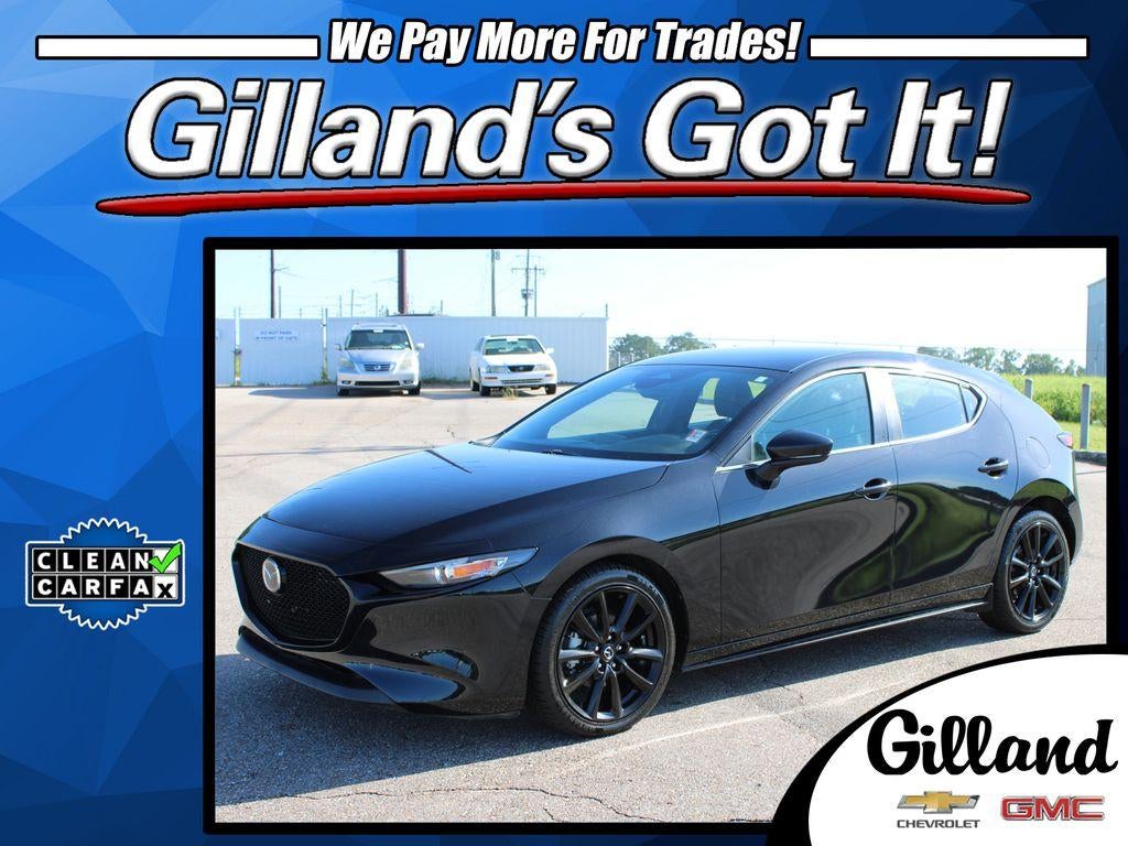2024 Mazda Mazda3 Hatchback 2.5 S Select Sport in Black — front three-quarter view