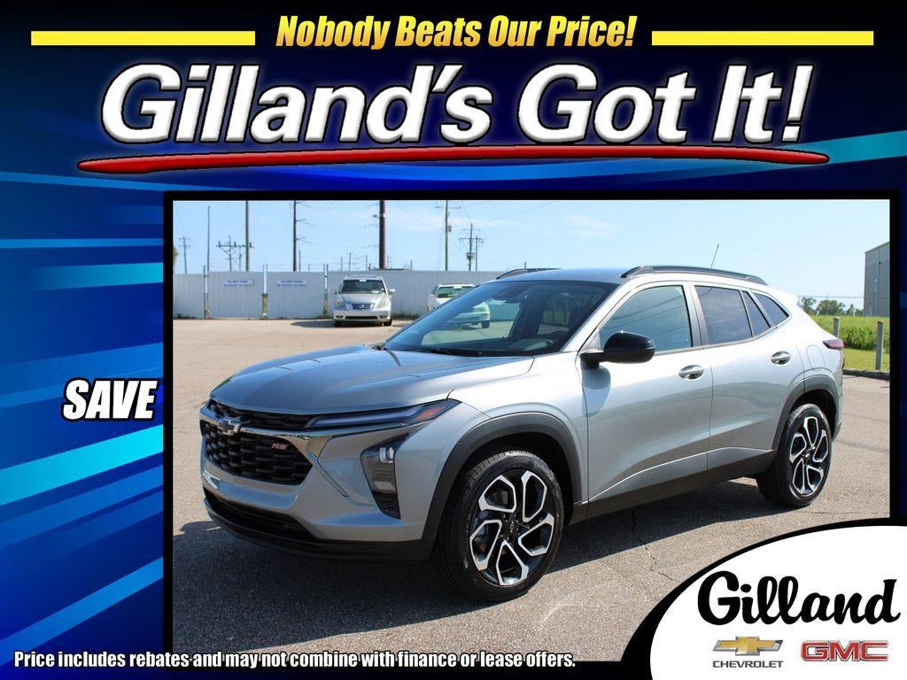 2026 Chevrolet Trax 2RS in Sterling Gray Metallic — front three-quarter view