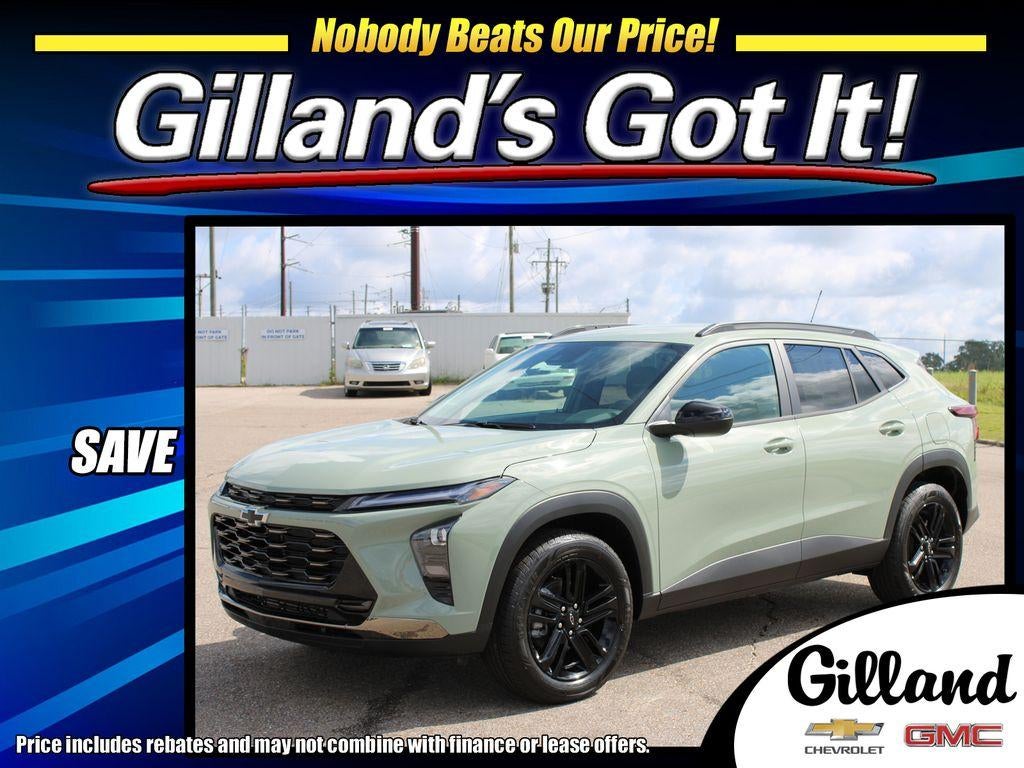 2026 Chevrolet Trax ACTIV in Cacti Green — front three-quarter view
