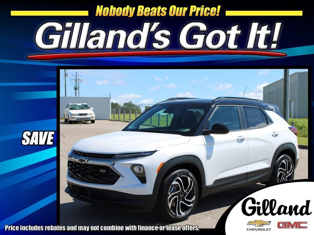 2026 Chevrolet Trailblazer RS in Iridescent Pearl Tricoat — front three-quarter view