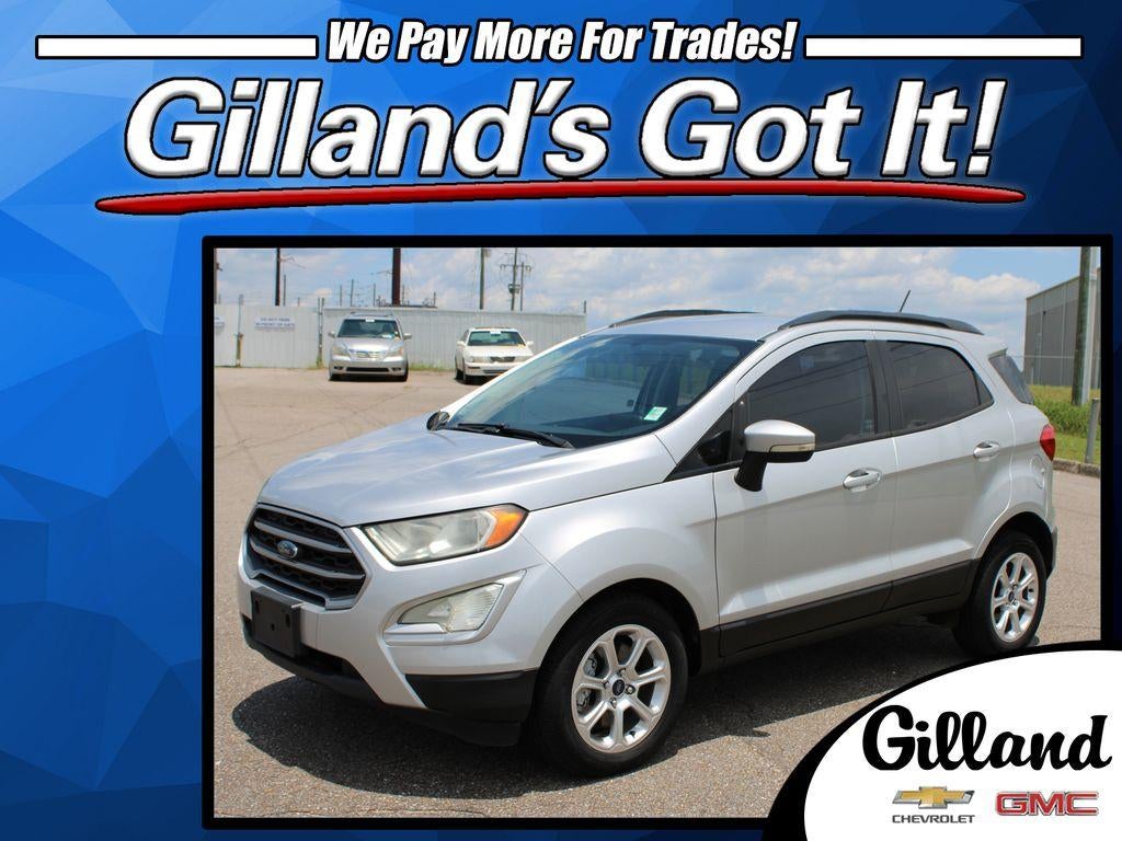 2018 Ford EcoSport SE in Silver — front three-quarter view